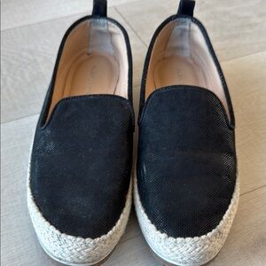 Alex Marie Black Slip-On Espadrilles